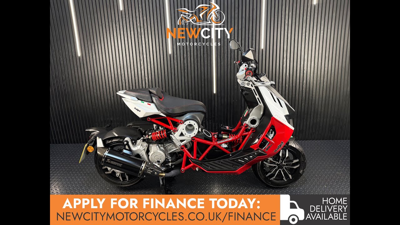 Italjet Dragster 200 White 287 Miles Used