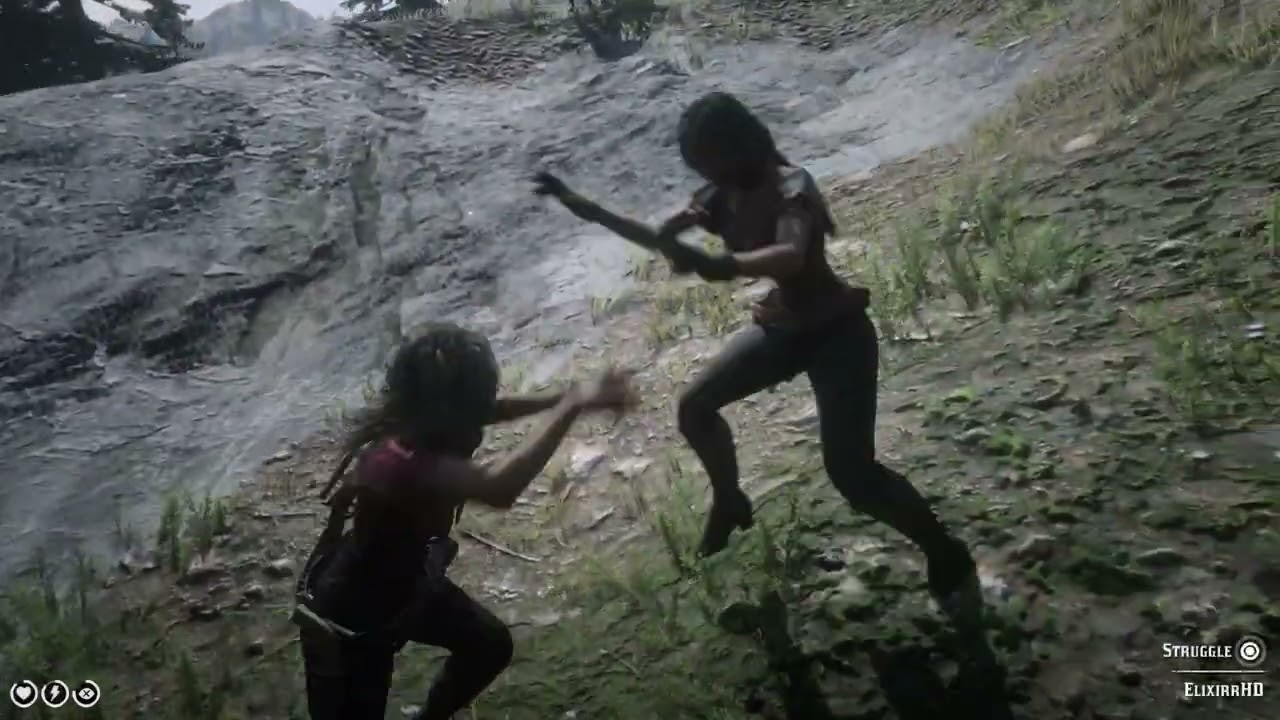 Red Dead Online Brawling and Hogtie!