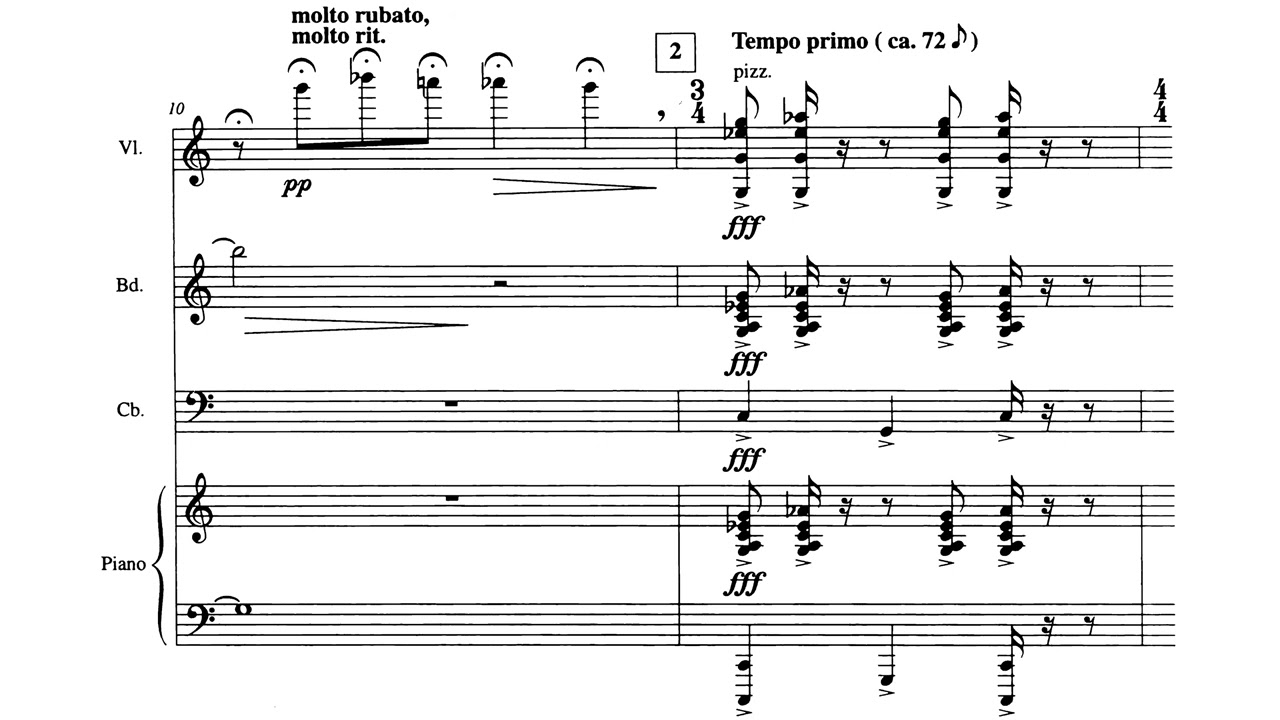 [Giya Kancheli] Instead of a Tango (Score-Video)