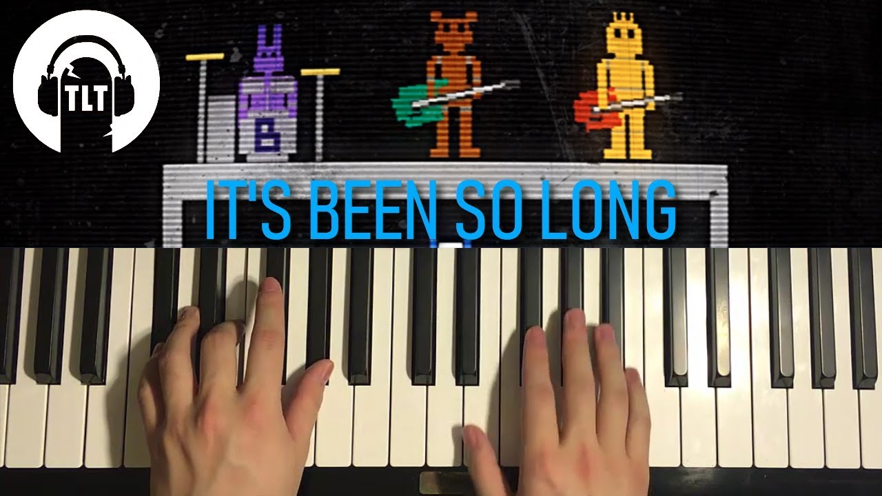 FNAF 2 - It's Been So Long - The Living Tombstone (Piano Tutorial Lesson)