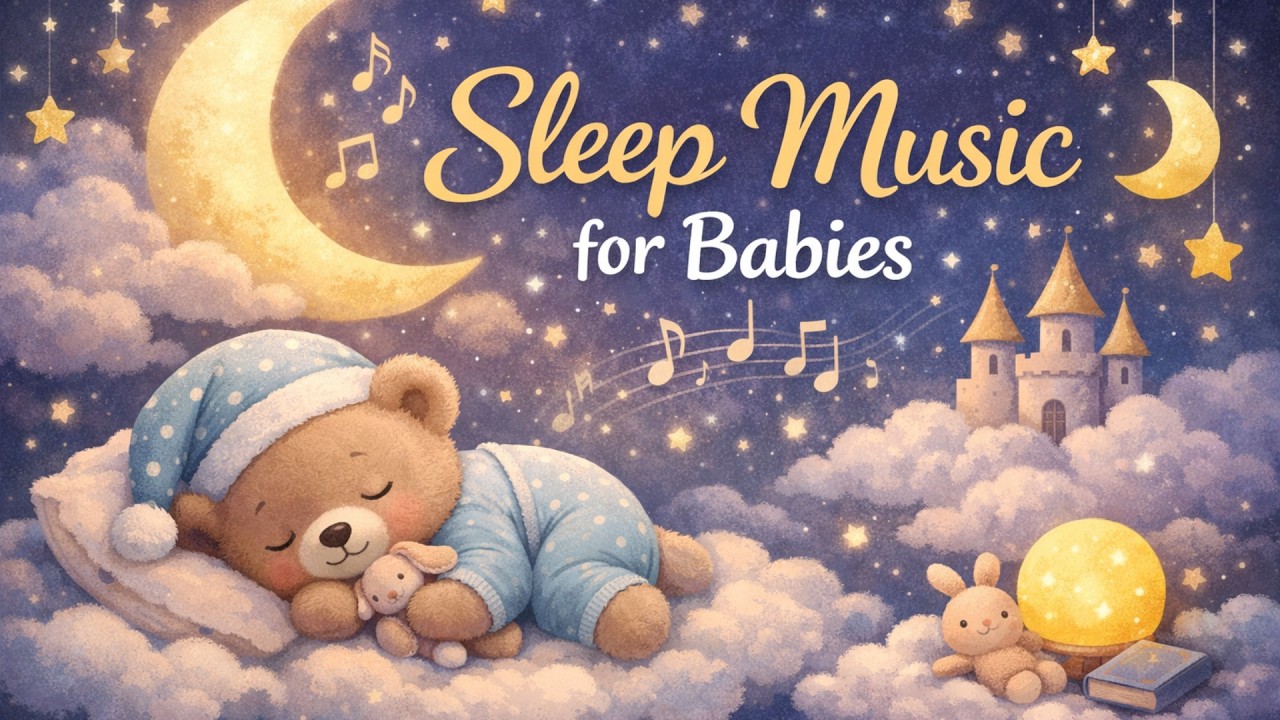 Baby White Noise Sleep Music 🌙 Calming Lullaby for Babies