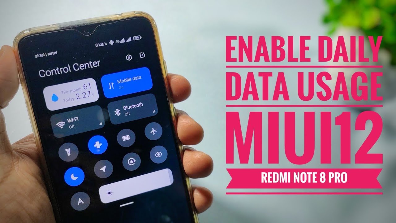 How to Enable Daily Data Usage on MIUI 12 | Redmi Note 8 Pro Daily Data Usage Settings