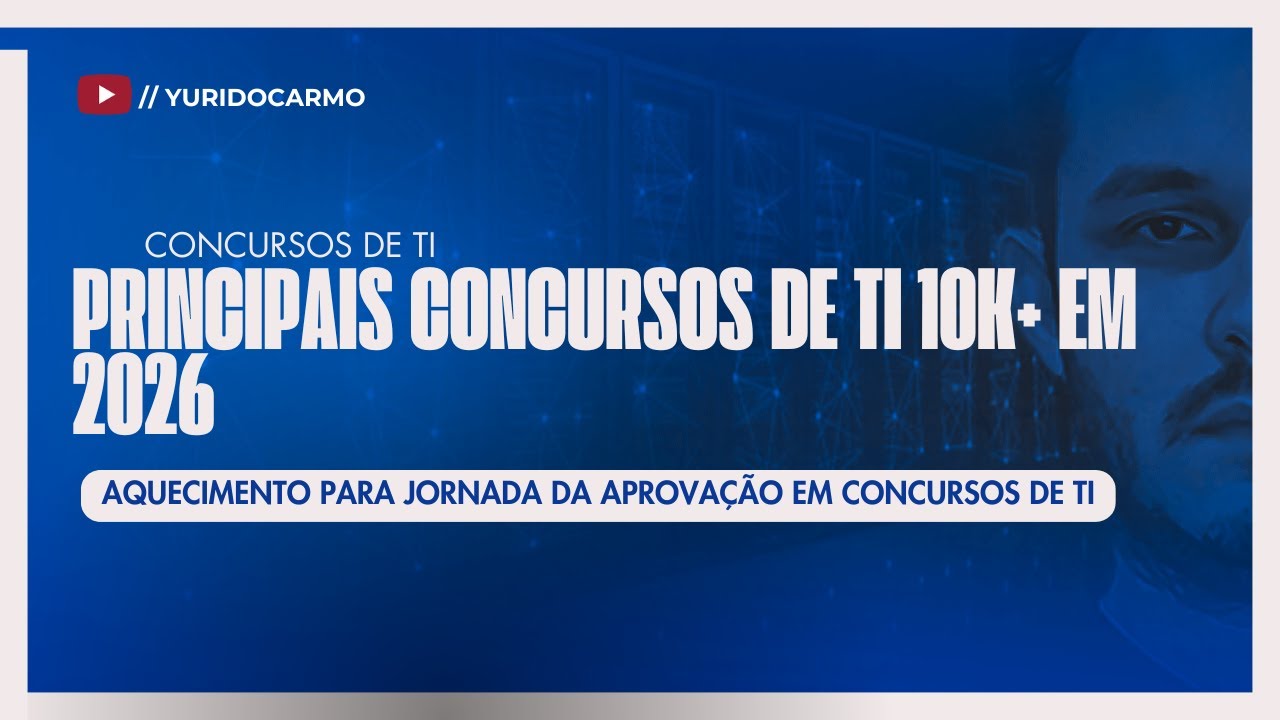 Concursos de TI 10k+ previstos para 2026 - Aquecimento JACTI