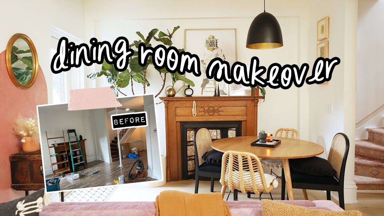 Renter-Friendly Dining Room Makeover! | How To Create A Dining Room Nook