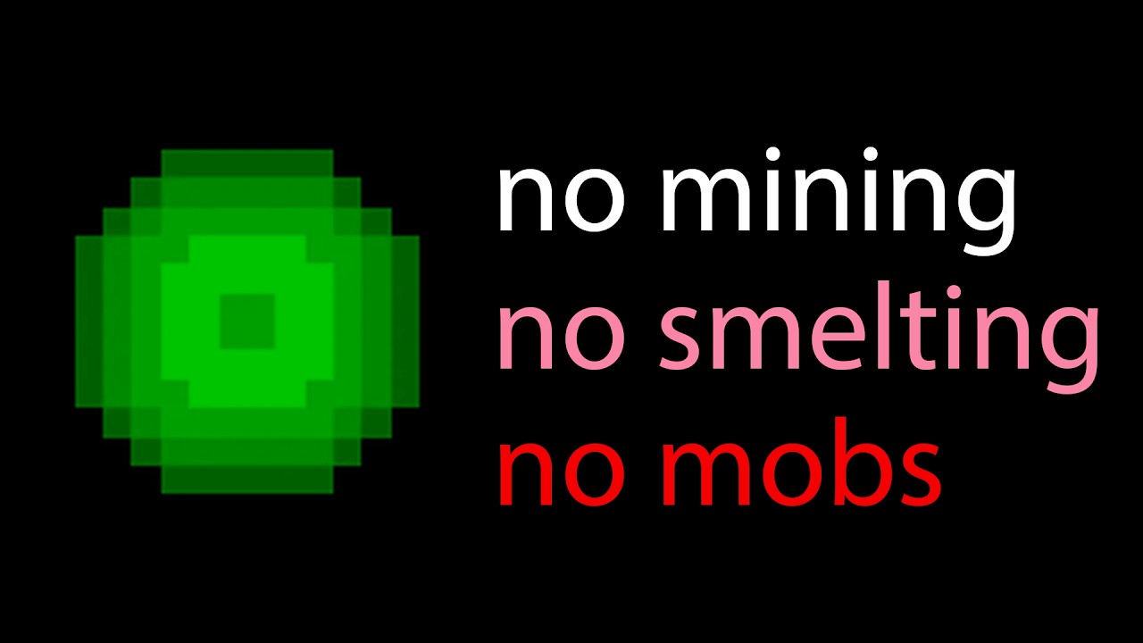 How I Beat Minecraft Without Gaining XP