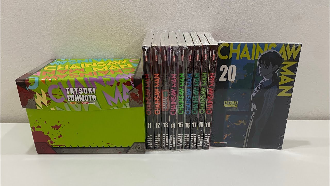 Minha coleção completa de Chainsaw Man.