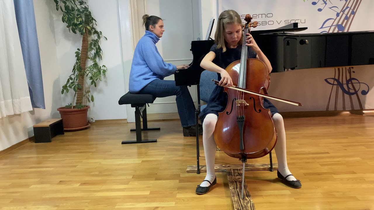 Ajda Roblek, violončelo, tekmovalni program, Glasbena &scaron;ola Tržič