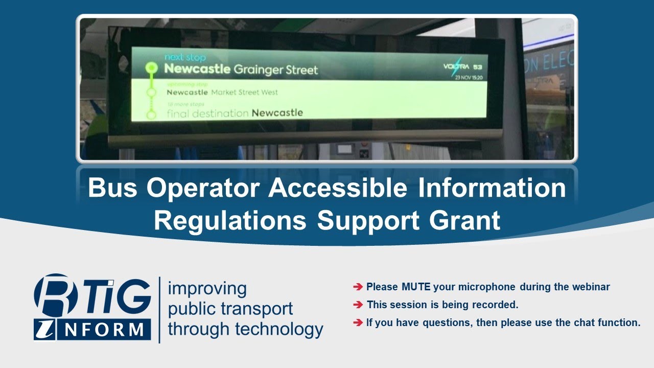 Accessible Information Regulations & Grant - 29 May 2024