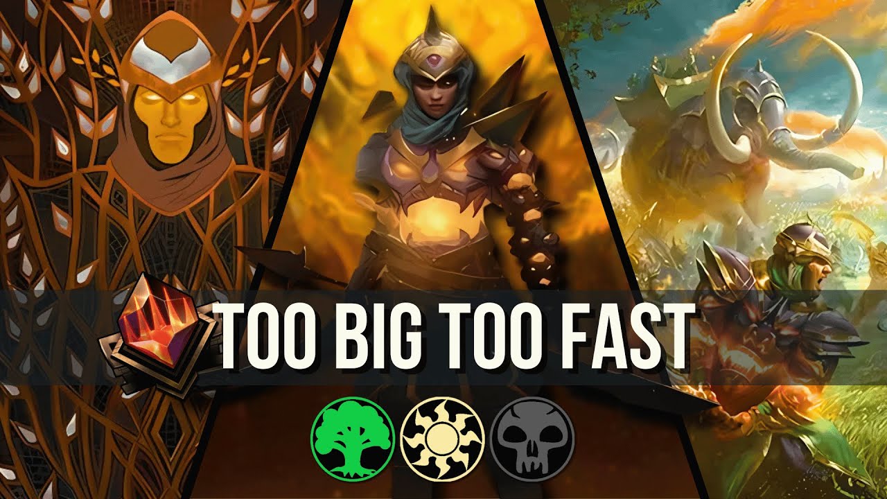 Stomp over the opponents! | Standard Mythic MTG Arena