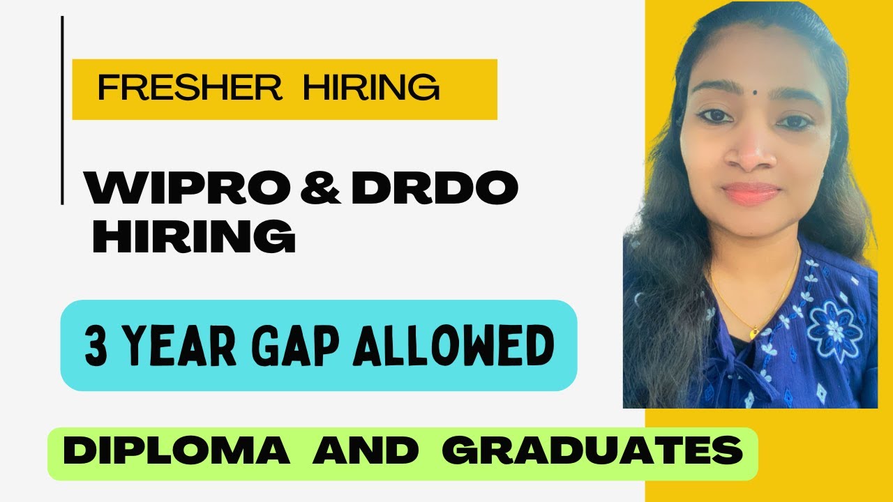 DRDO Recruitment 2025 | Wipro Hiring | NO FEES | CTC: ₹50,000 / Month | Latest Jobs 2025