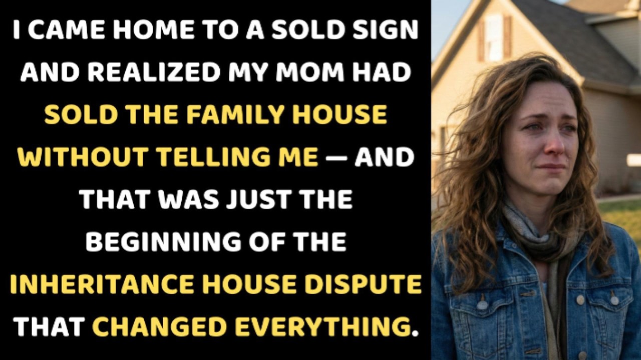 My Mom Sold the Family House Without Telling Me — Then Asked for My Help