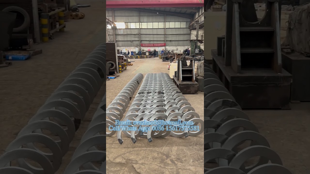 Continuous Helicoid Flights with Thickness 24mm, Inner Diameter 265mm, Pitch 310mm