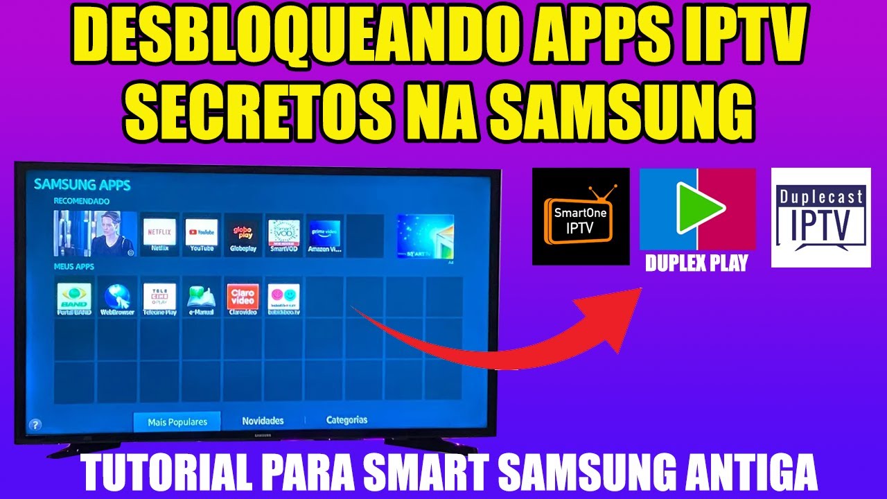 🟢COMO DESBLOQUEAR E BAIXAR APLICATIVOS SECRETOS DE IPTV NA TV SAMSUNG ANTIGA NOVEMBRO 2024🟢🚨