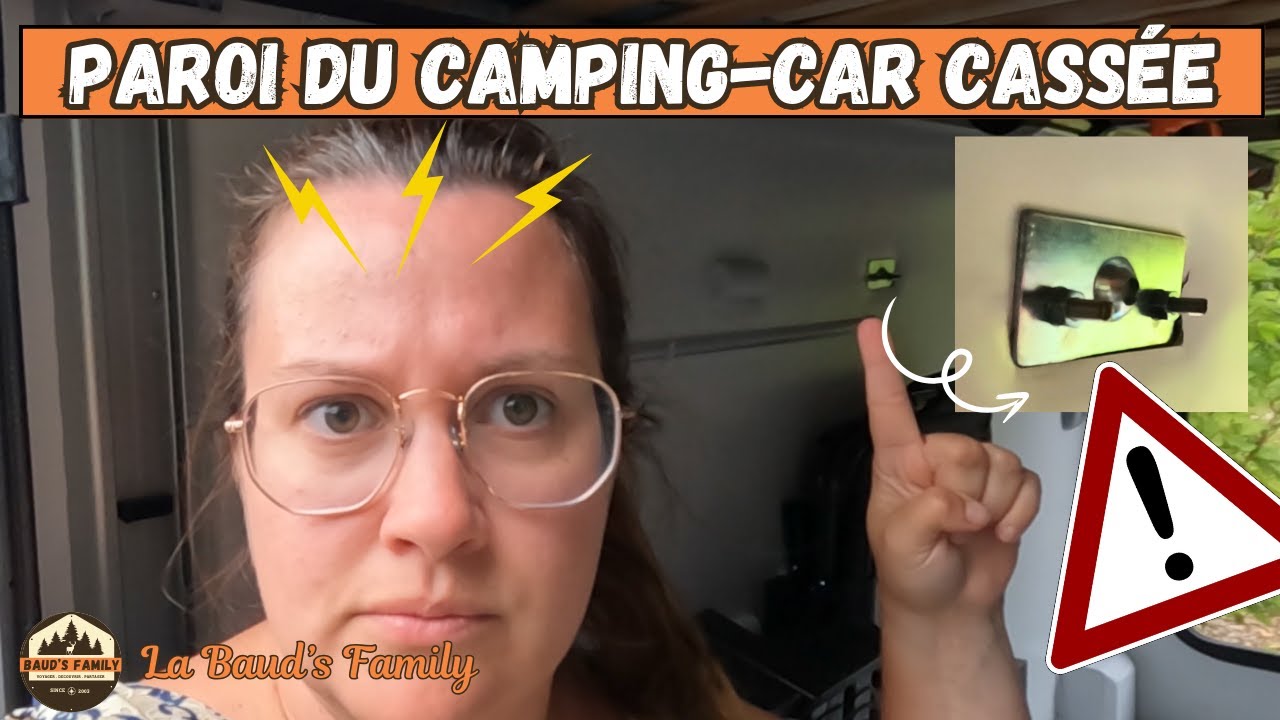 #13 - ⚡☣️La PAROI de notre CAMPING-CAR est CASSEE à cause du PORTE-VELO ⚡☣️
