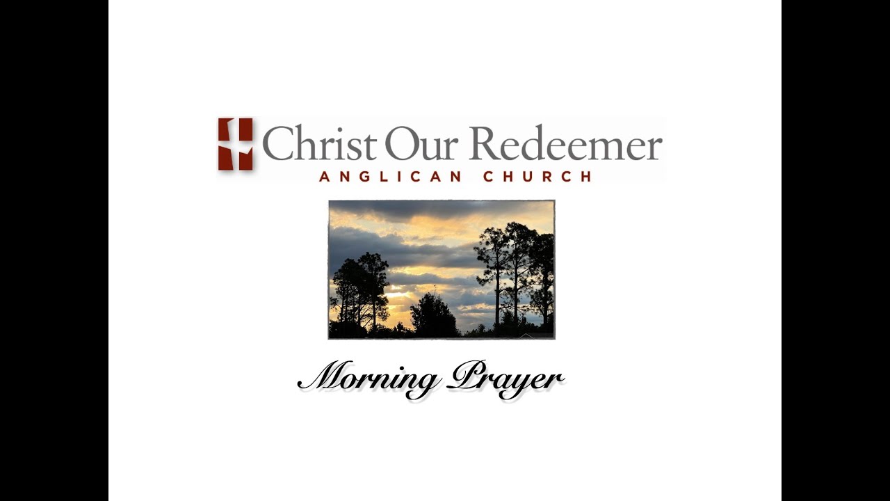 Morning Prayer 1/22/26