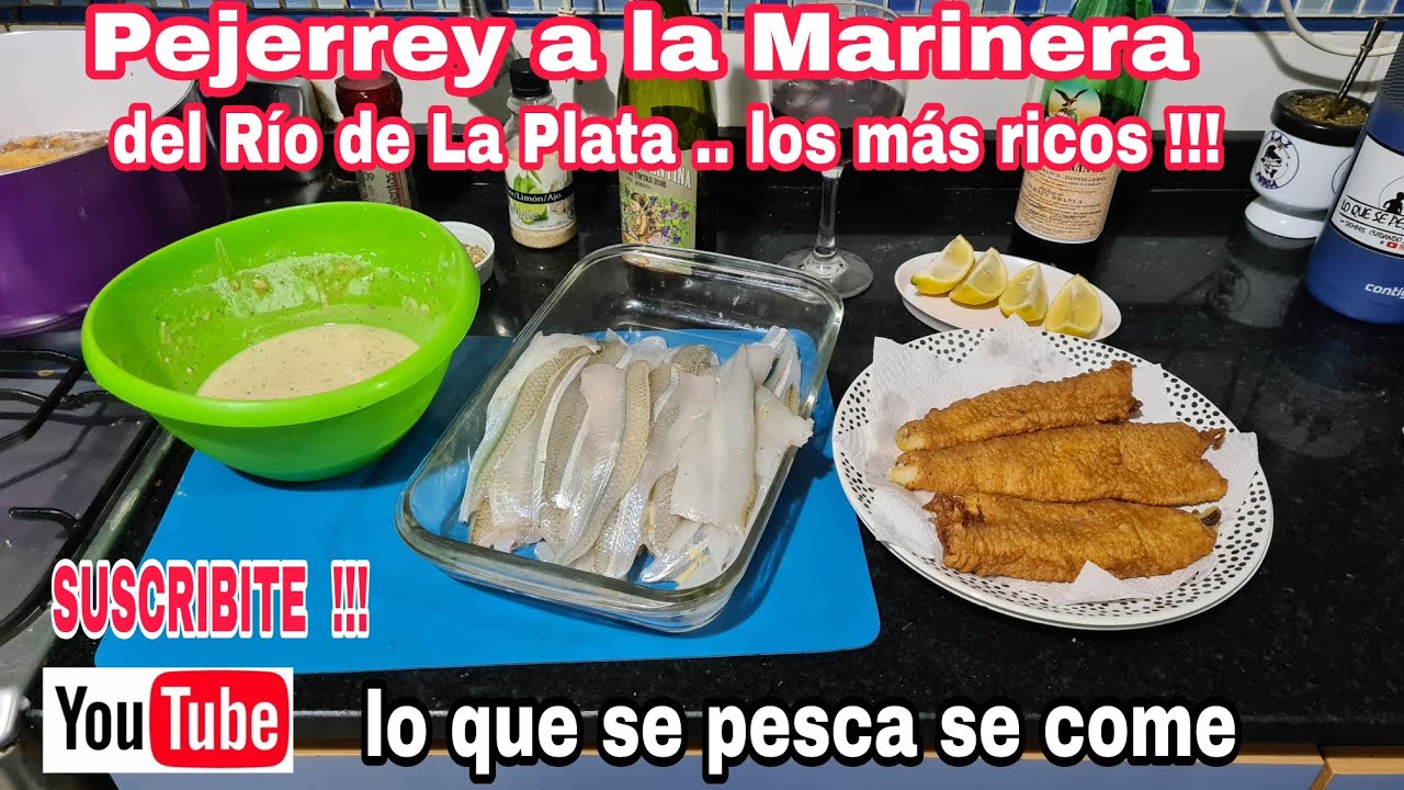 pejerrey a la marinera / receta de pejerrey / como filetear y limpiar un pejerrey