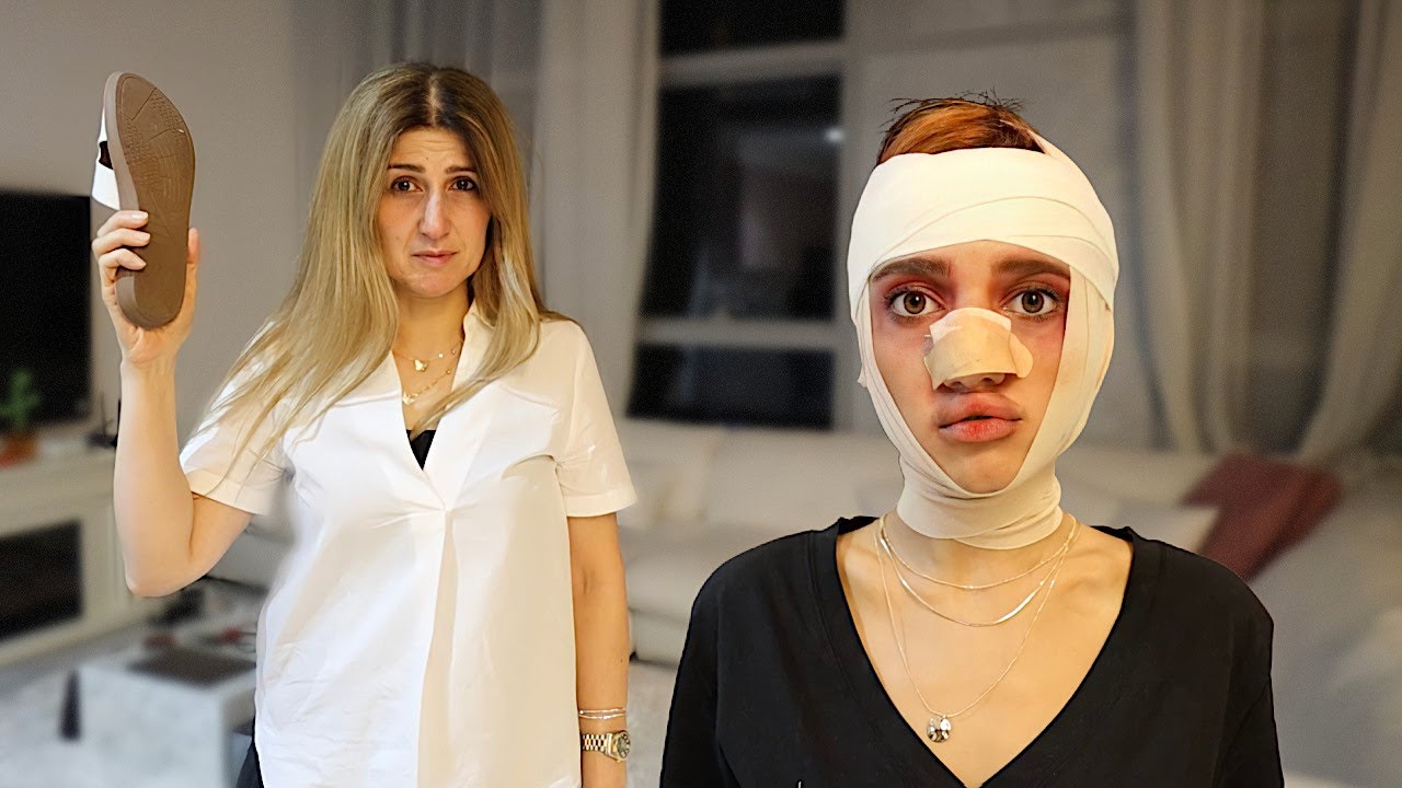 مقلب عمليات التجميل في أمي 😱👃🏻