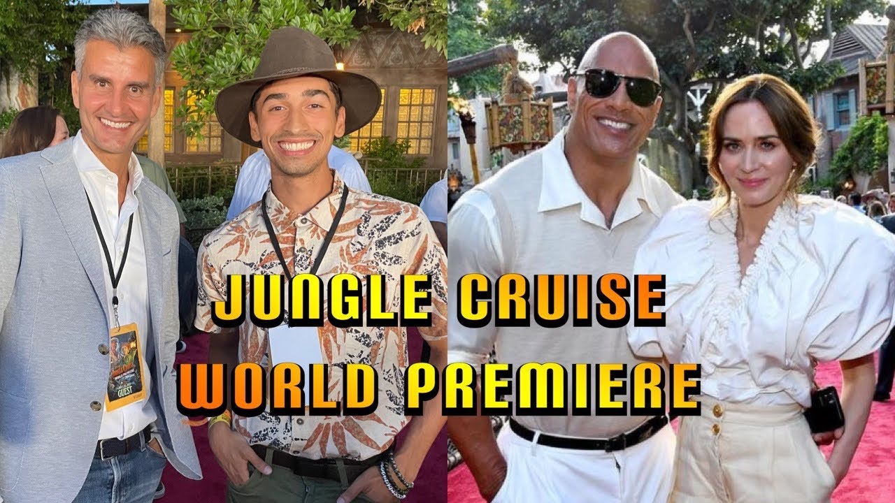 Disney's Jungle Cruise World Premiere With Dwayne 