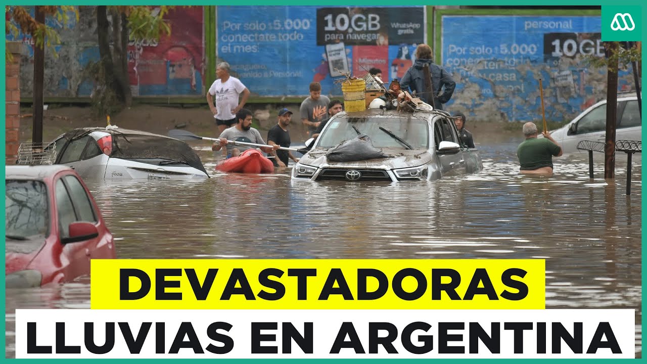 La lluvia más intensa de su historia: Ciudad argentina queda bajo el agua tras devastador temporal