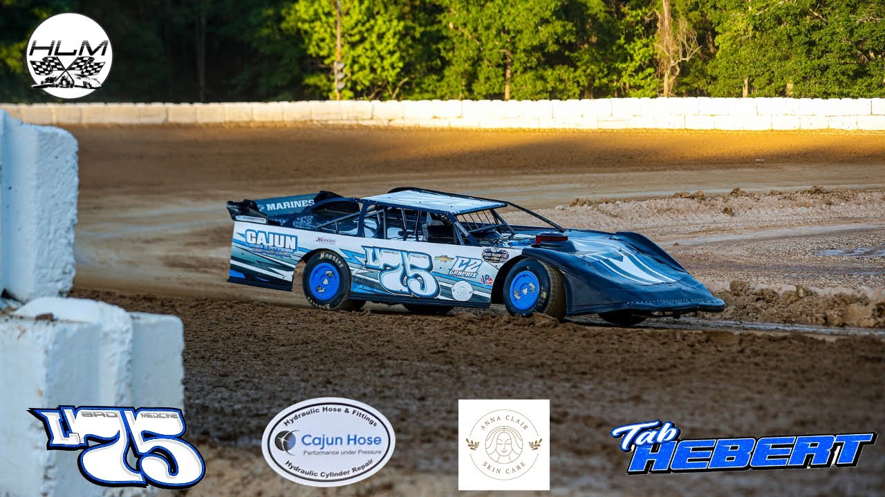 L75 Tab Hebert | CRUSA Dirt Late Models | Baton Rouge Raceway - May 10, 2024