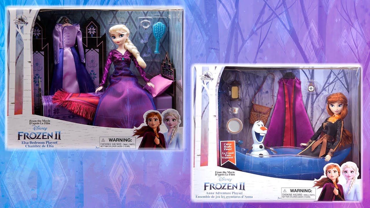 Frozen 2: Elsa & Anna Bedroom/Adventure Classic Doll Play sets