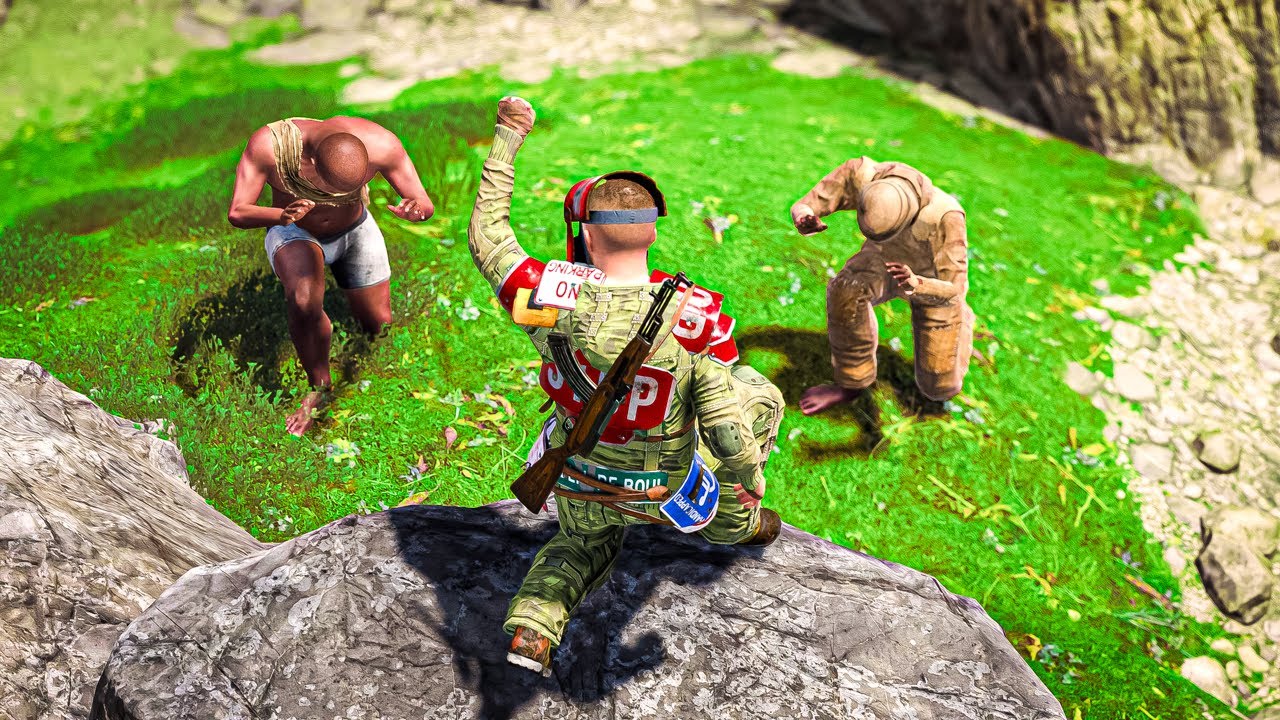 my grubby neighbors gave up and surrendered to me 😂 - RUST SOLO #13 S145