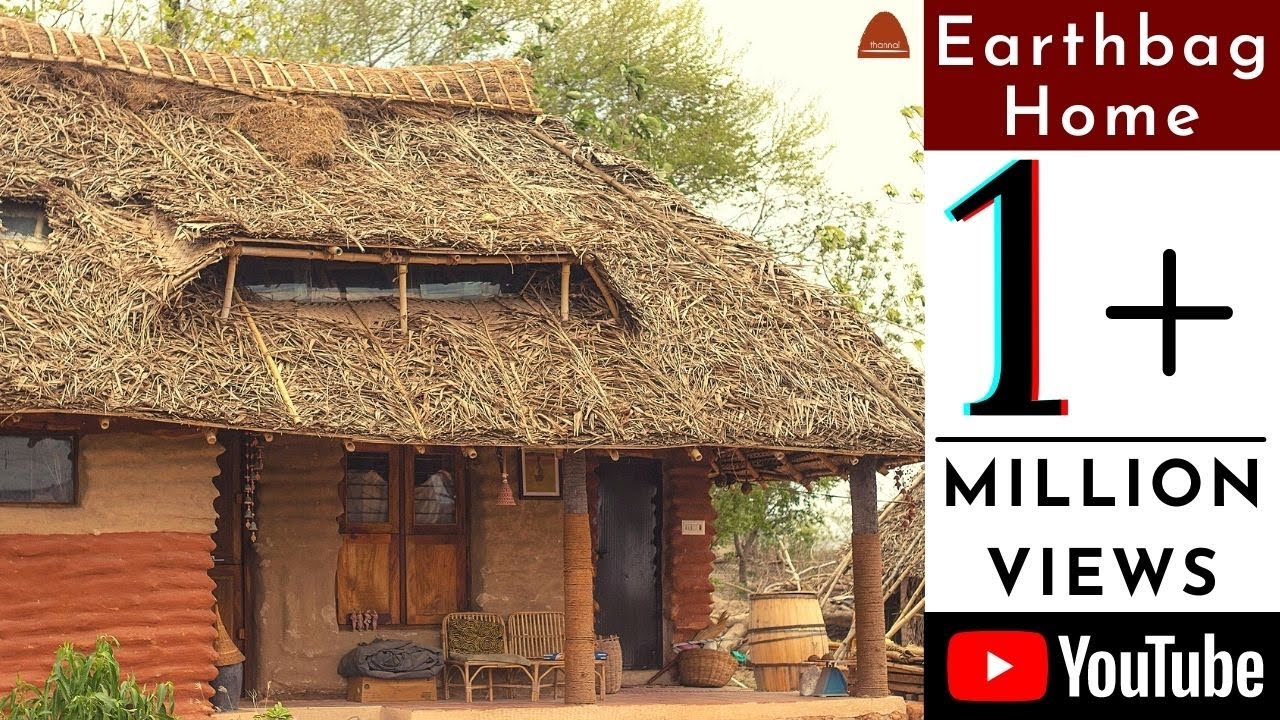 Earthbag home in Tiruvannamalai