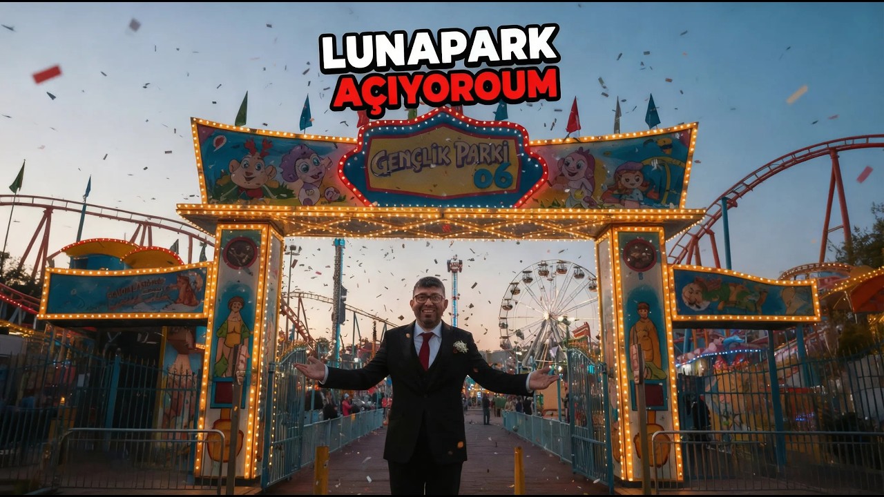 Sonunda Hayalim Gerçek Oldu! Lunapark Açıyorum! (Planet Coaster 2