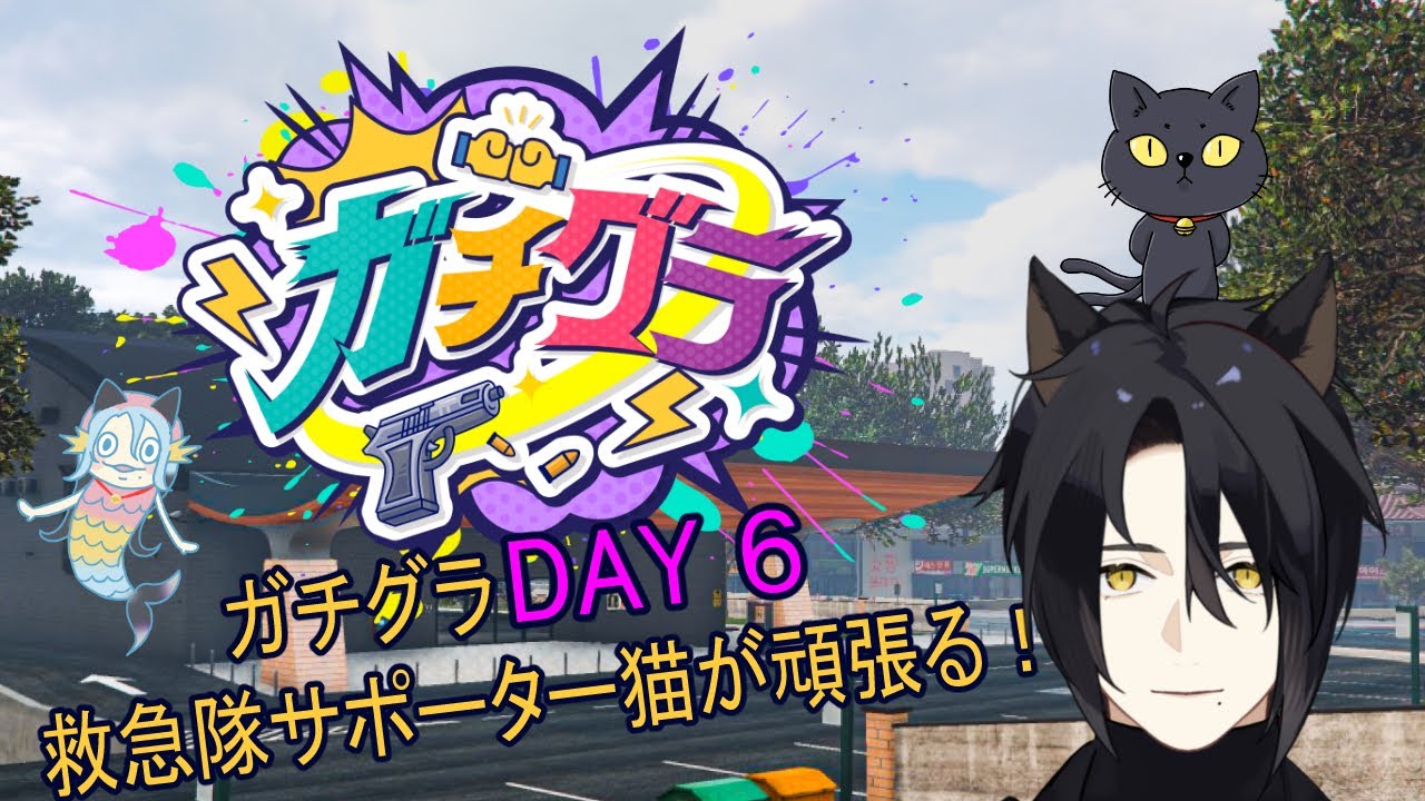 【ガチグラ】救急隊サポーター猫がんばる【DAY 6】