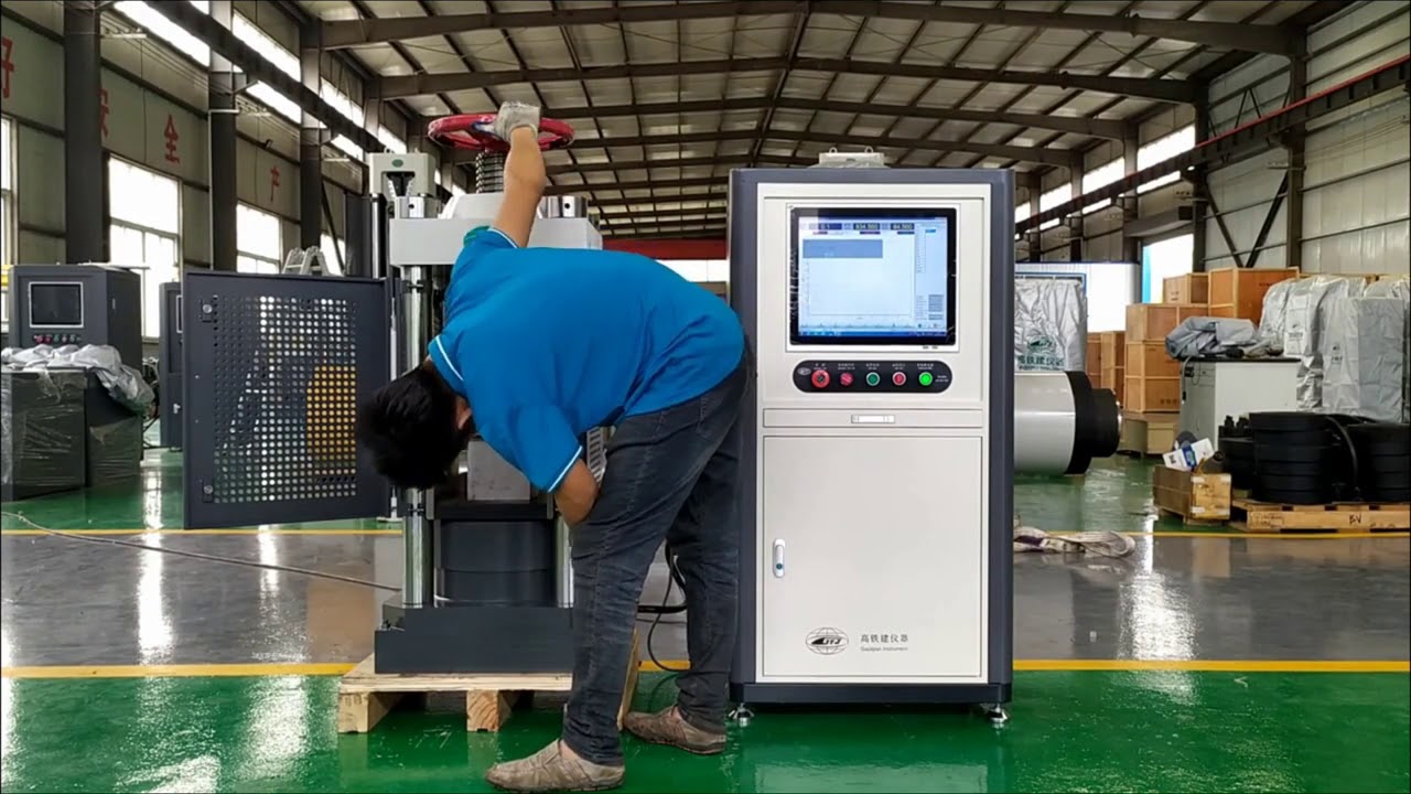 HYE2000A cube compression testing machine