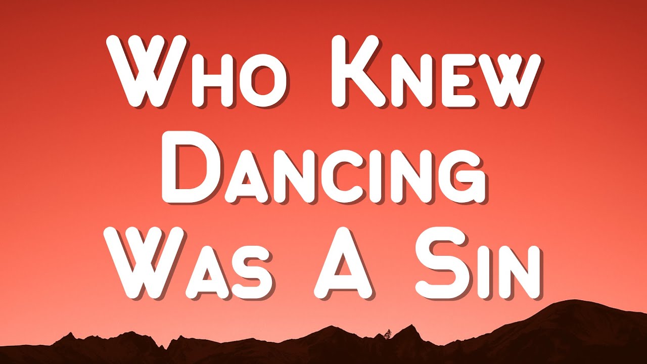 Elliot James Reay - Who Knew Dancing Was A Sin (Lyrics Video)