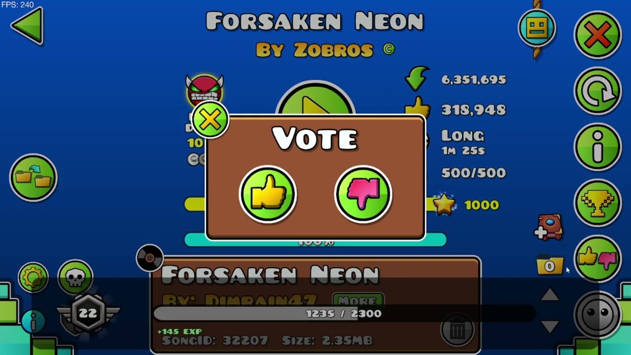 Forsaken Neon 100% By Zobros