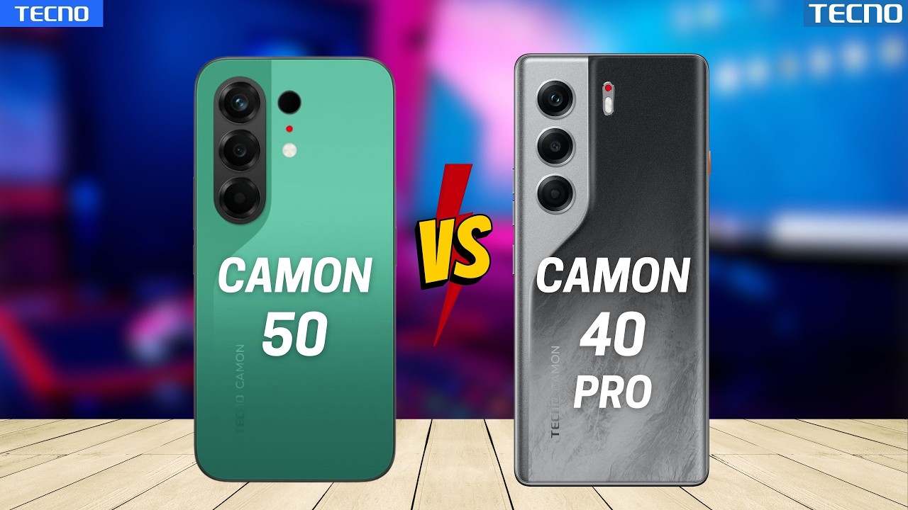 Tecno Camon 50 4G vs Tecno Camon 40 Pro 5G