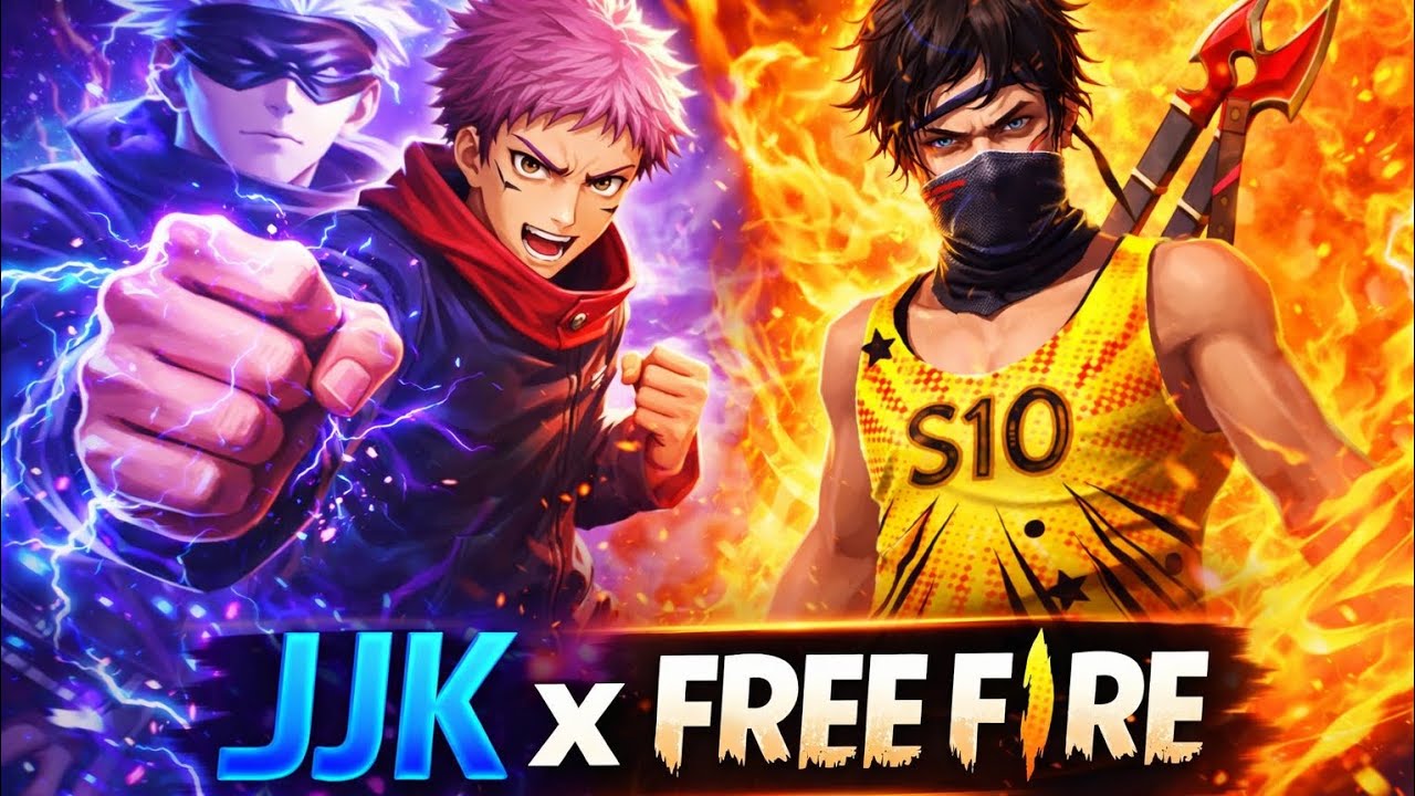 JJK X FREE FIRE ALL ITEM REVIEW এক VIDEO তে৷#freefire #trend  #jjk#jjkxff #review #item #ob52#colub 