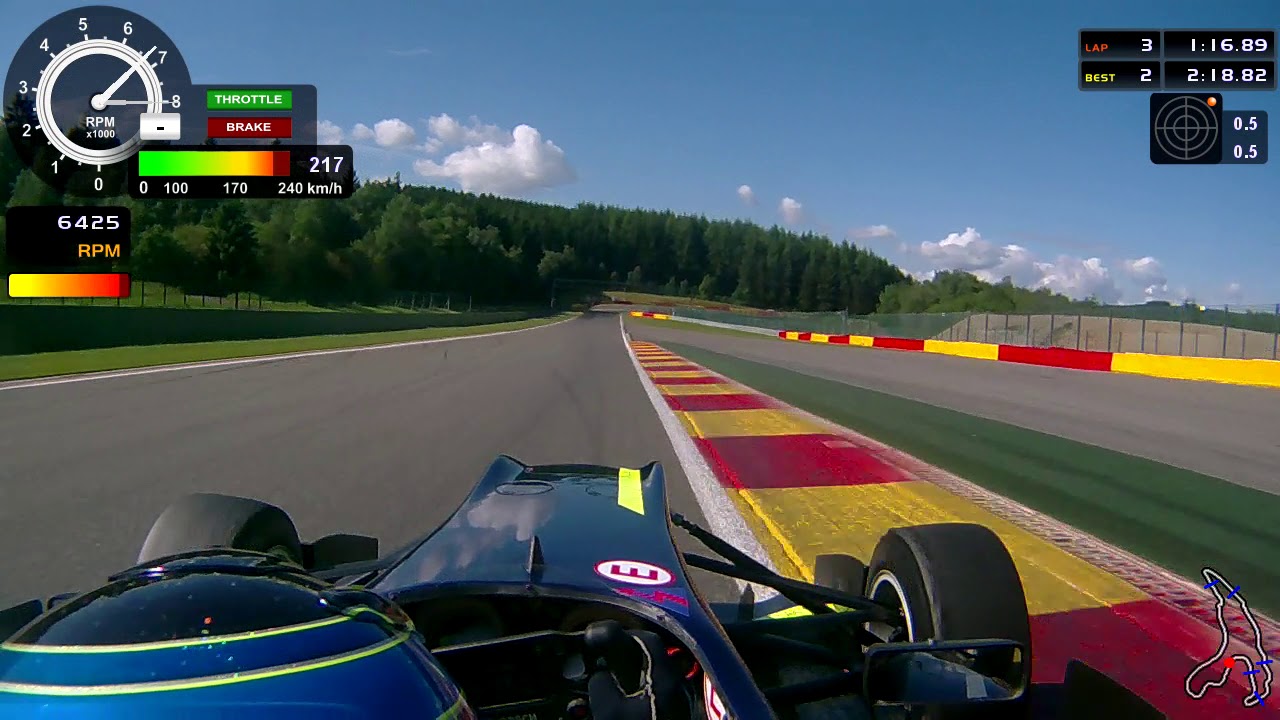 Spa Francorchamps Formula 3 Onboard