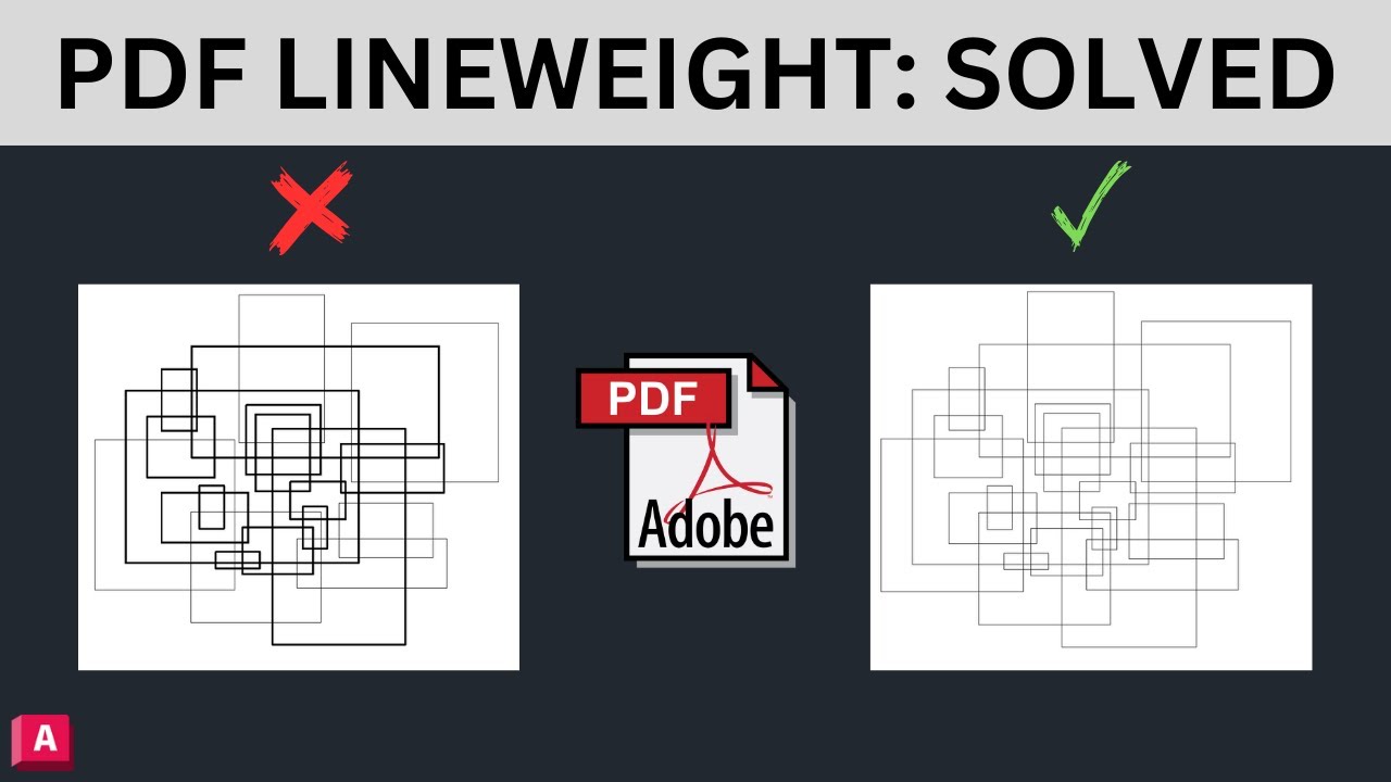 ИСПРАВИТЬ толщину линий в PDF — AutoCAD