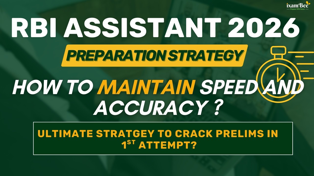 How to Clear RBI Assistant Prelims Exam ? How to Maintain Speed in RBI Asst Prelims