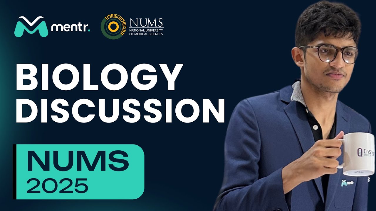 NUMS 2025 - Biology Paper Discussion by Mentr!