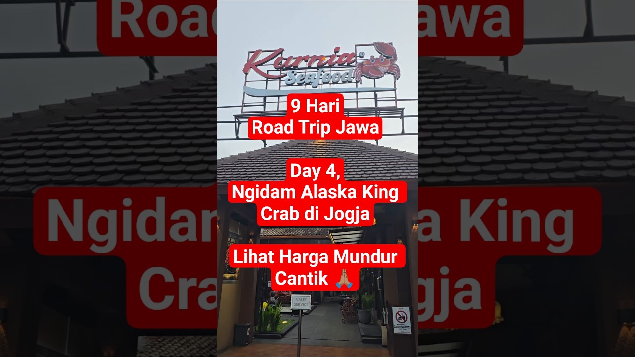 Makan Siang di Kurnia Seafood Jogja: Liat Alaska King Crab Harga Rp. 3,8juta Mundur Cantik 