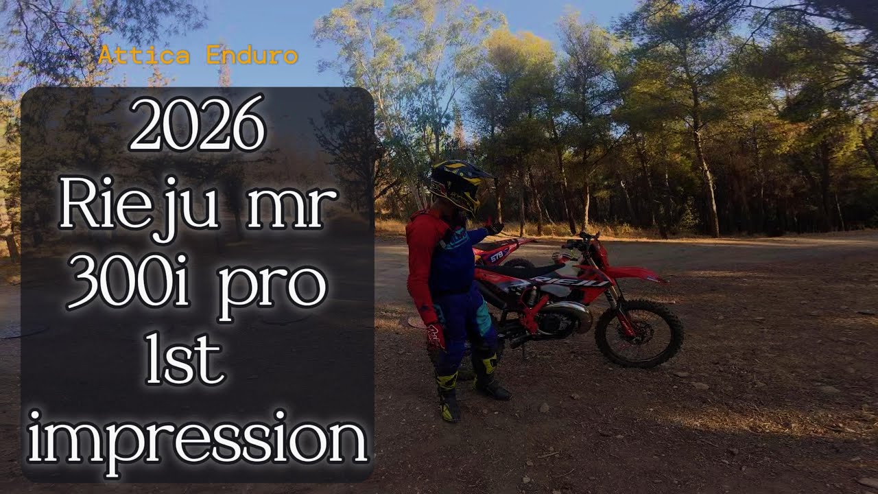 2026 Rieju mr300i pro 1η Επαφή στο χώμα || Φανταστικό || Κίνηση ΜΑΤ απο τη Rieju 