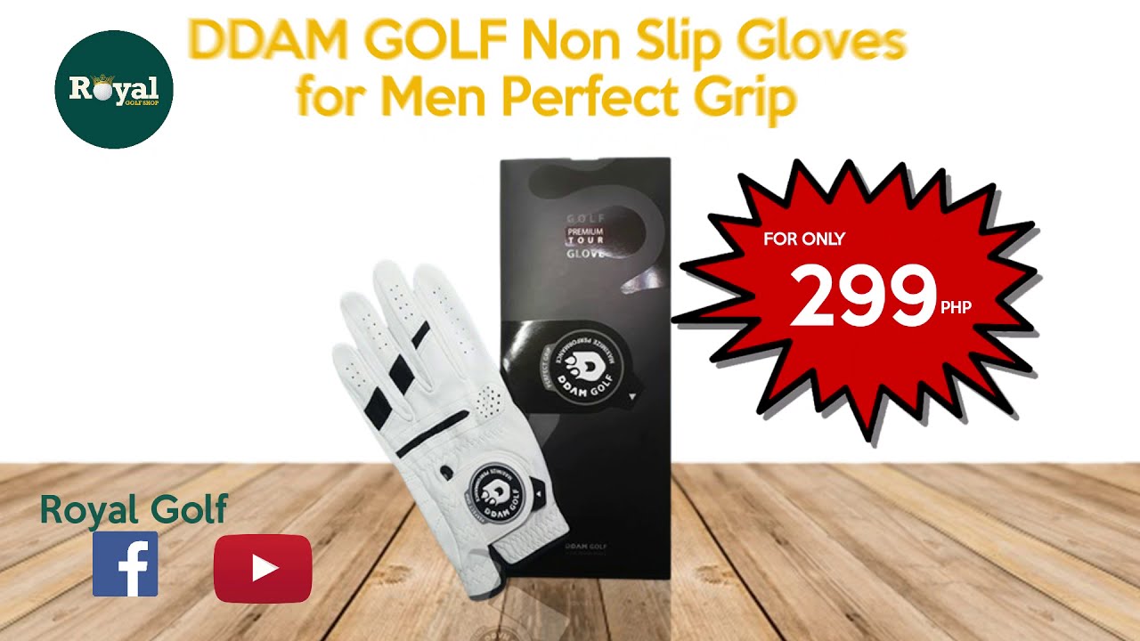 DDAM GOLF Non Slip Golf Gloves for men perfect grip