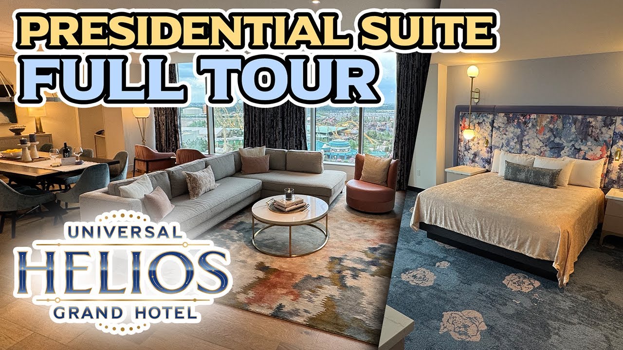 PRESIDENTIAL SUITE ROOM TOUR - Biggest Room at Universal Helios Grand Hotel in Epic Universe