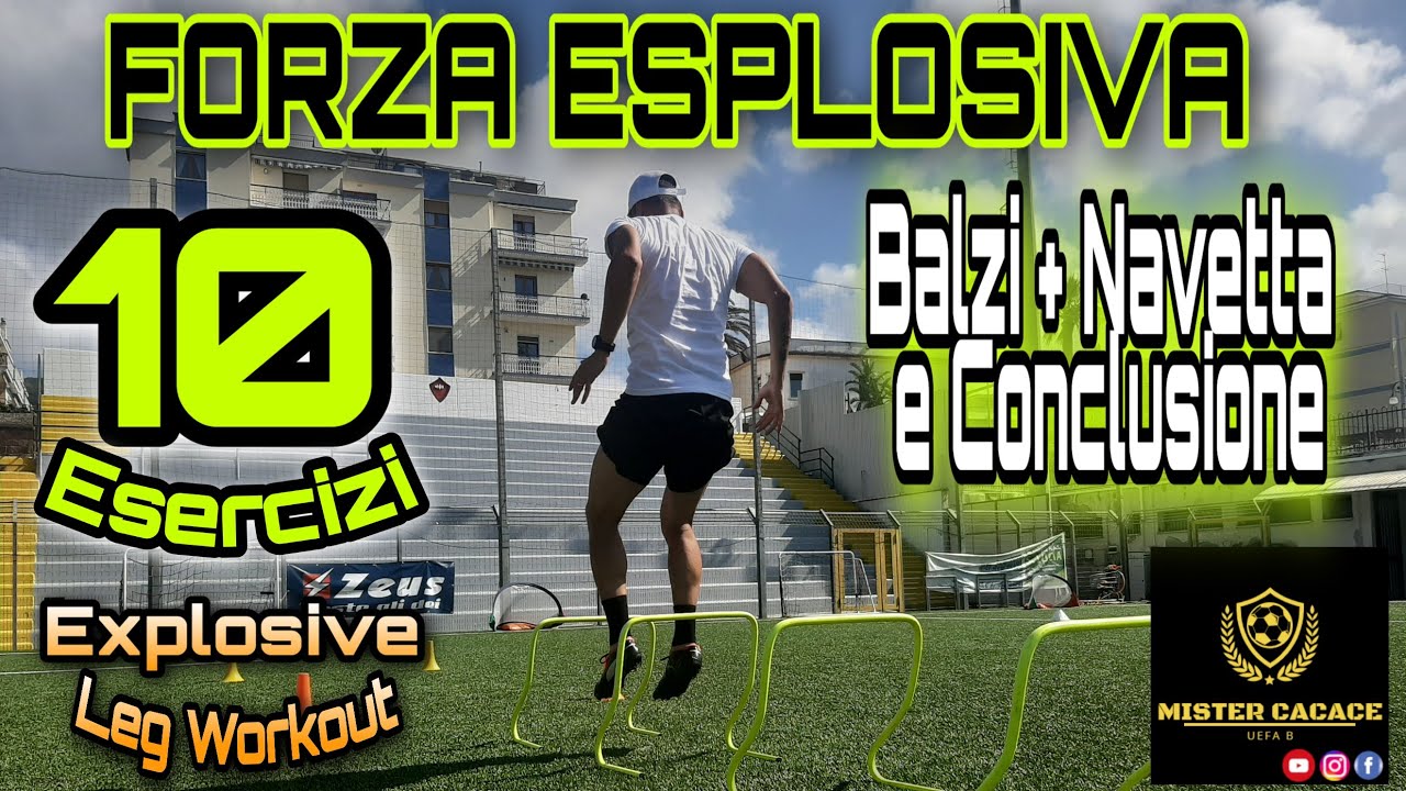Come MIGLIORARE La FORZA ESPLOSIVA Nel CALCIO Con I BALZI || Allenamento TECNICO CONDIZIONALE
