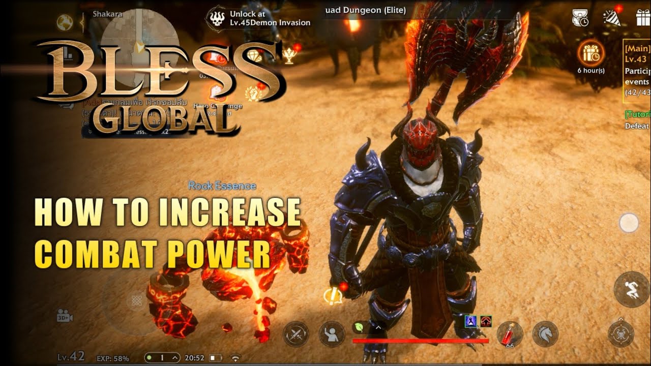 Bless Global - How to increase Combat Power