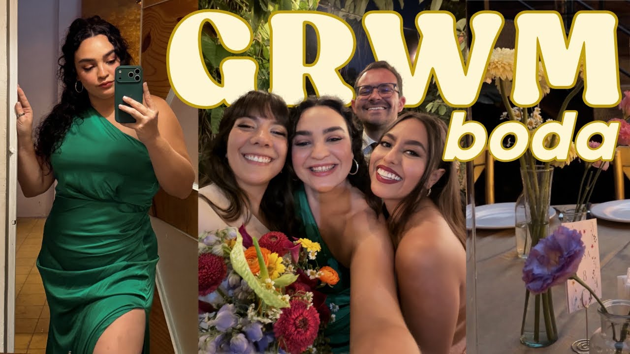 maquillaje + peinado real para boda 💛✨(ARRÉGLATE CONMIGO)