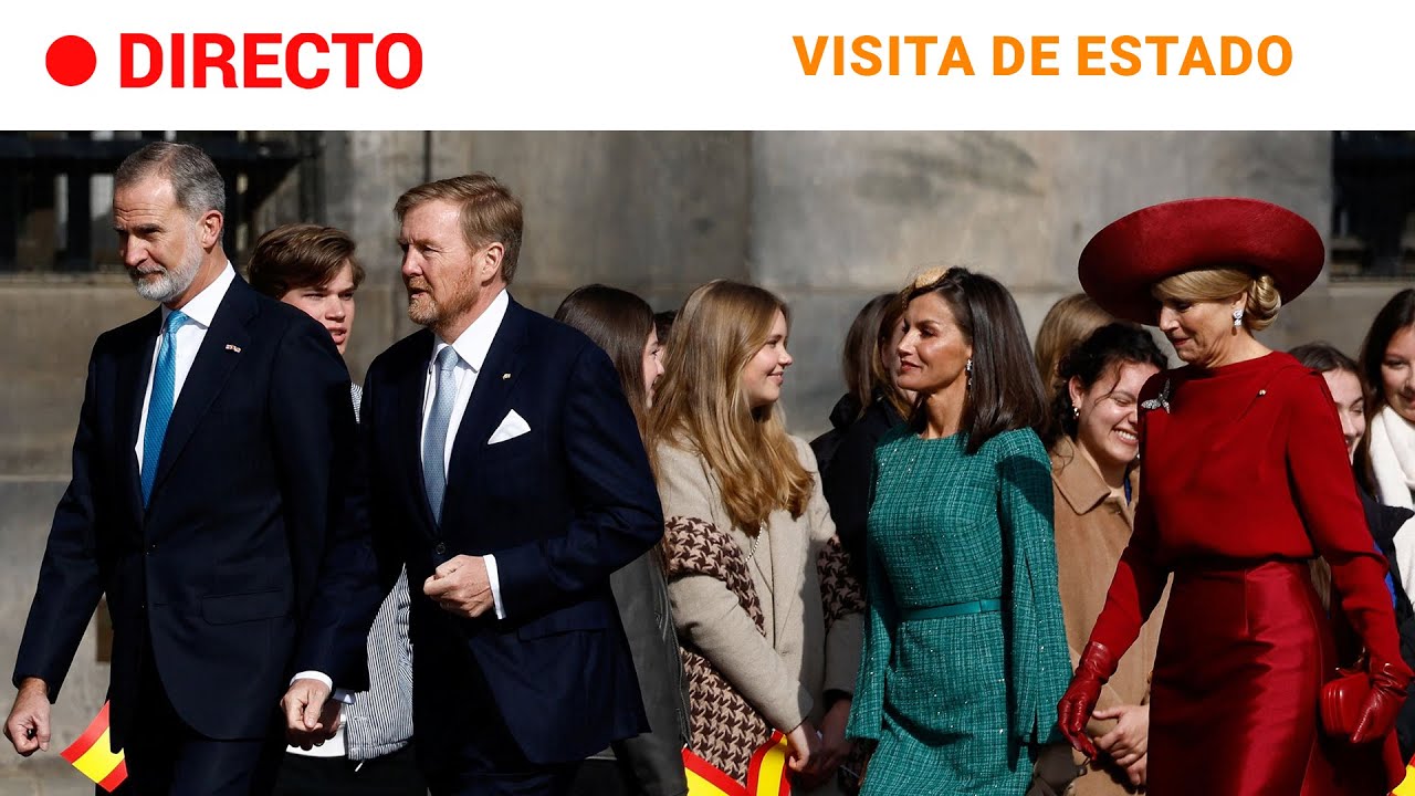 FELIPE y LETIZIA: GUILLERMO y MÁXIMA reciben a los REYES de ESPAÑA en PAÍSES BAJOS |