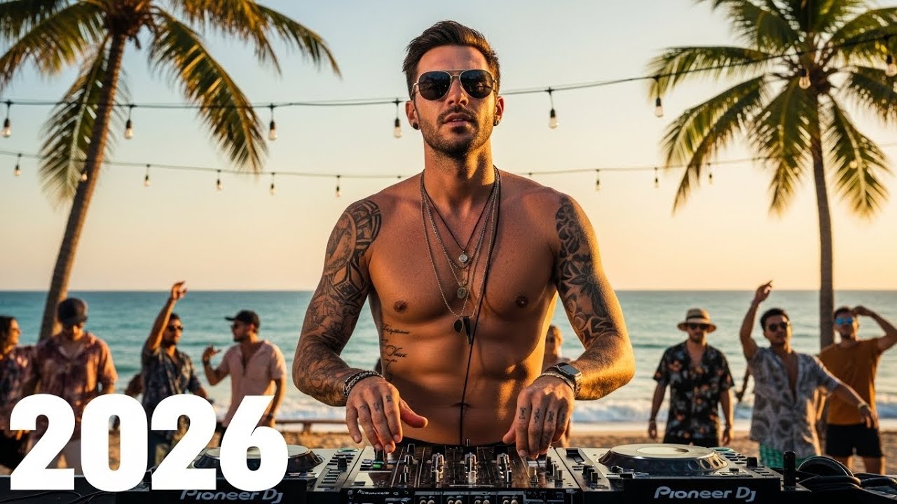 Tropical Sunset Mix 2026 🌅 Deep House Chill Out Summer Lounge Music Warm Breeze Ocean Waves