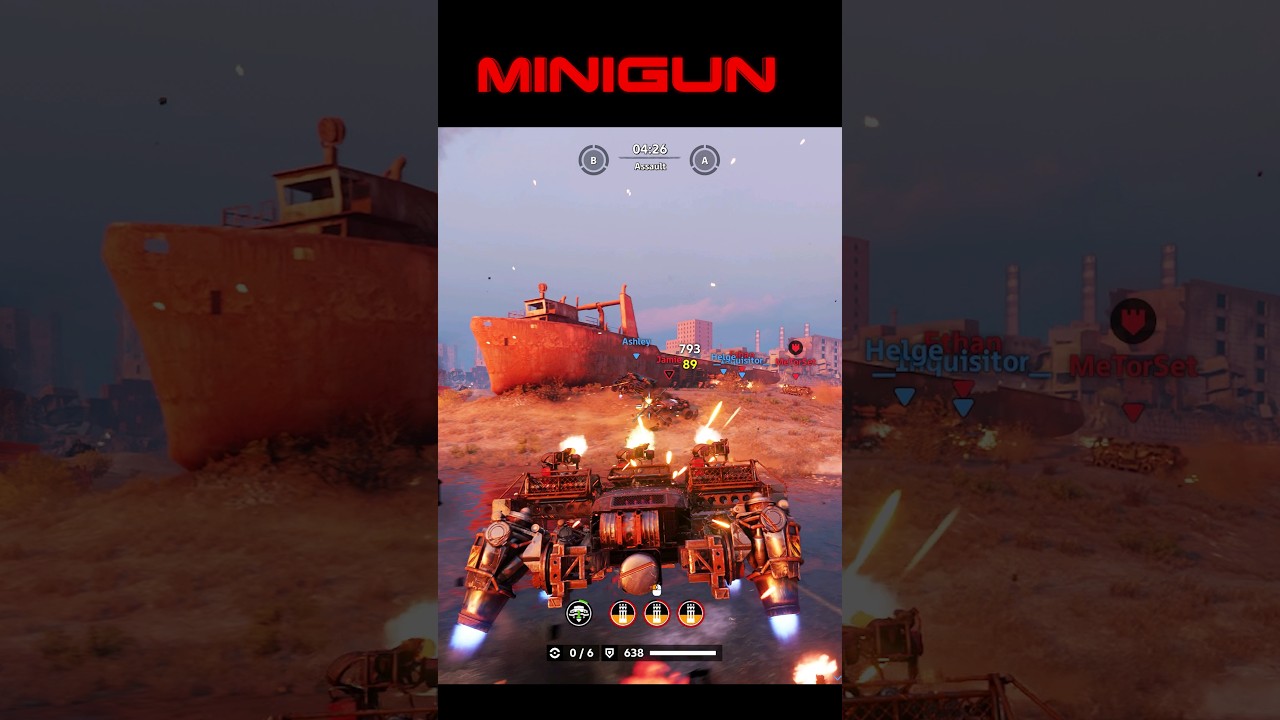 Ultimate Crossout Minigun BUILD - Catalina Cabin 2023