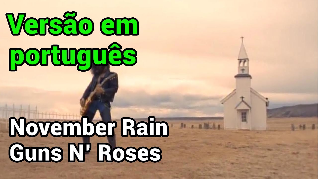 November Rain (versão em português) - Guns N' Roses | IA Cover