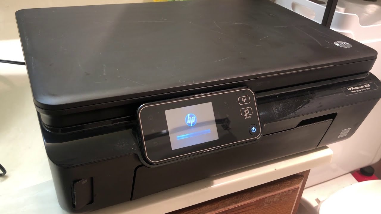 HP Photosmart 5520 Printer  Print Scan Copy Web -  DEFECTIVE